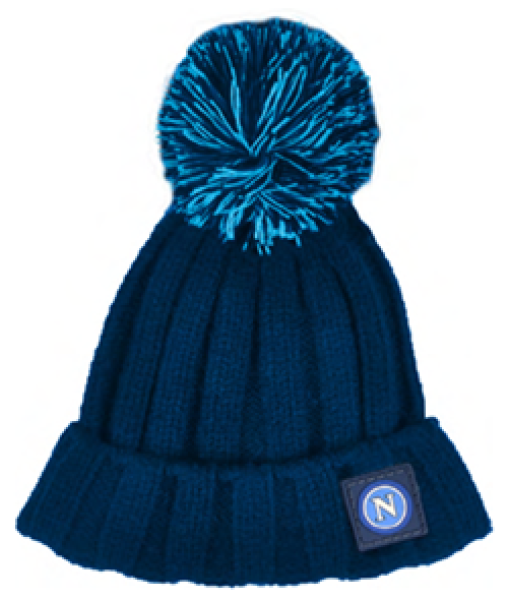 BERRETTO NAPOLI UFFICIALE PON PON BAMBINO BABY CAPPELLO INVERNALE NAPOLI BAMBINO ORIGINALE ENZO CASTELLANO