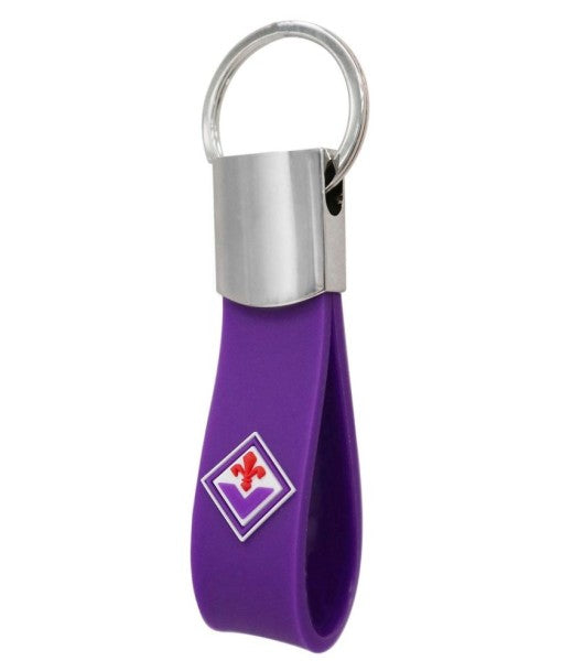 OFFICIAL PURPLE FIORENTINA KEY RING in SOFT PVC and METAL 