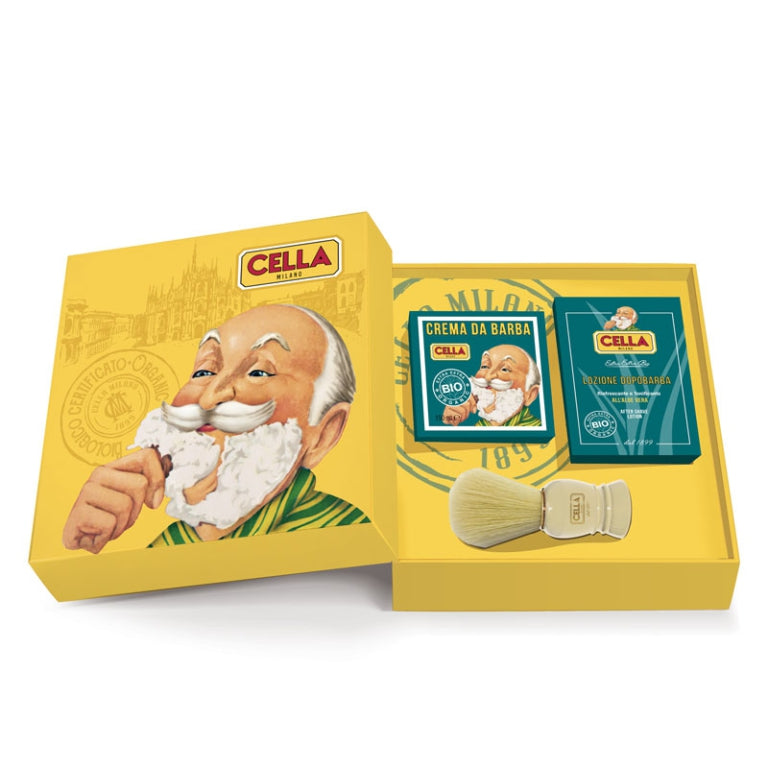 CONFEZIONE DA BARBA CREMA 150ML+LOZIONE 100ML - CELLA MILANO
