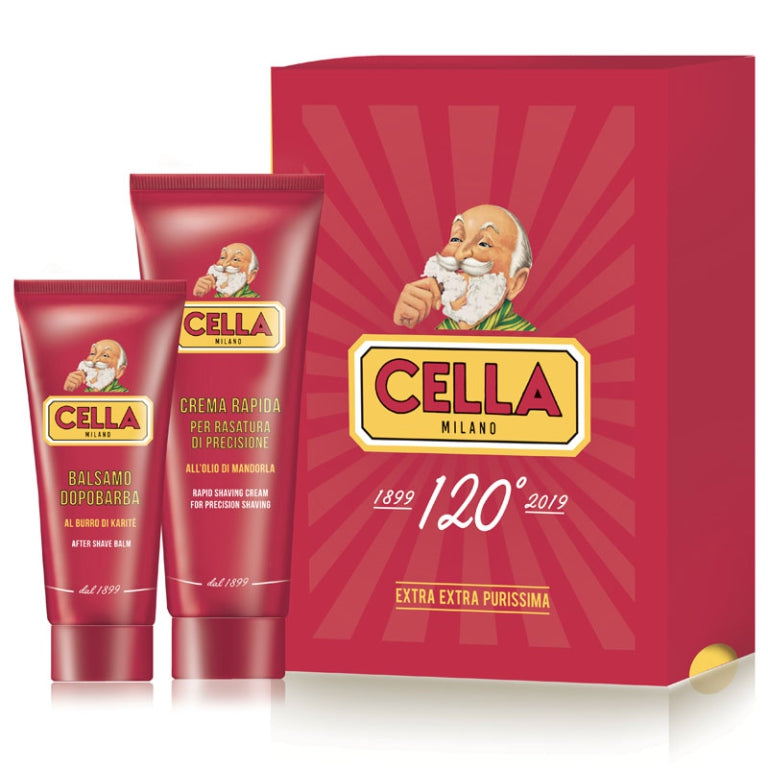 CREMA DA BARBA RAPIDA 150 ML+ BALSAMO 100 ML - CELLA MILANO