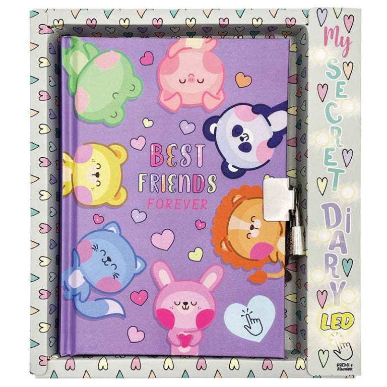 DIARIO SEGRETO 13X18CM COPERTINA LED