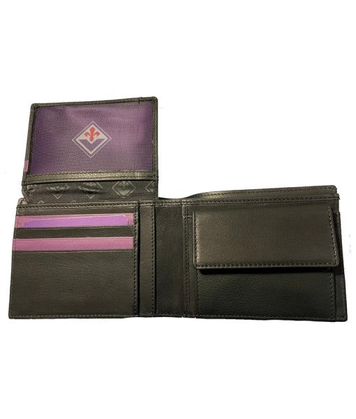 PORTAFOGLIO FIORENTINA UFFICIALE in VERA PELLE ORIGINALE ENZO CASTELLANO