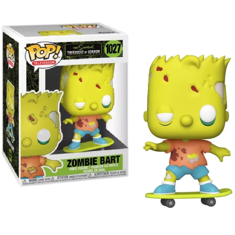 FUNKO POP 1027 THE SIMPSON BART ZOMBIE 9CM