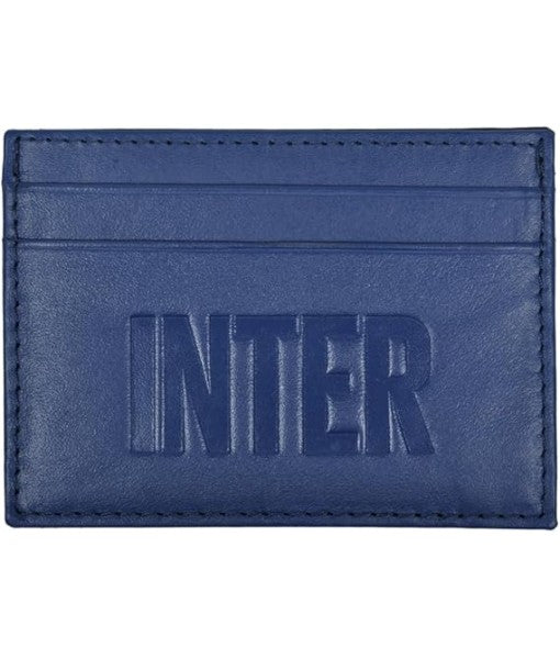 PORTAFOGLIO INTER UFFICIALE VERA PELLE con PORTACARTE CASTELLANO IN225