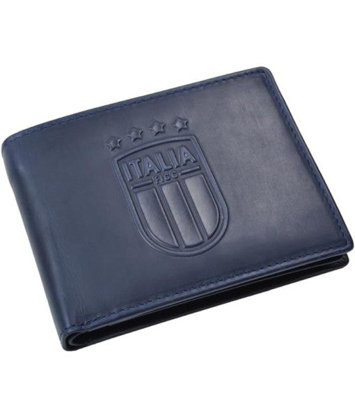 PORTAFOGLIO ITALIA UFFICIALE F.I.G.C. in VERA PELLE ORIGINALE ENZO CASTELLANO 801