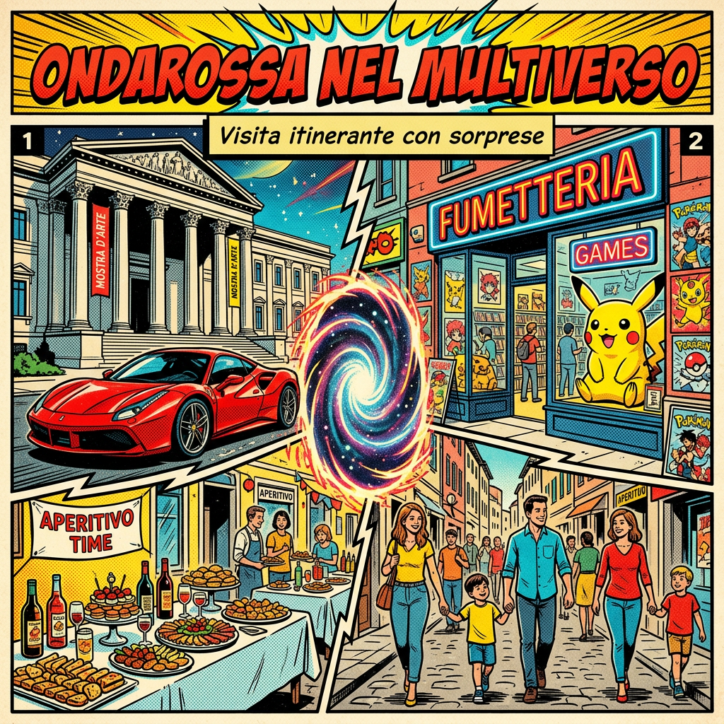ONDAROSSA NEL MULTIVERSO Visita itinerante con Sorprese
