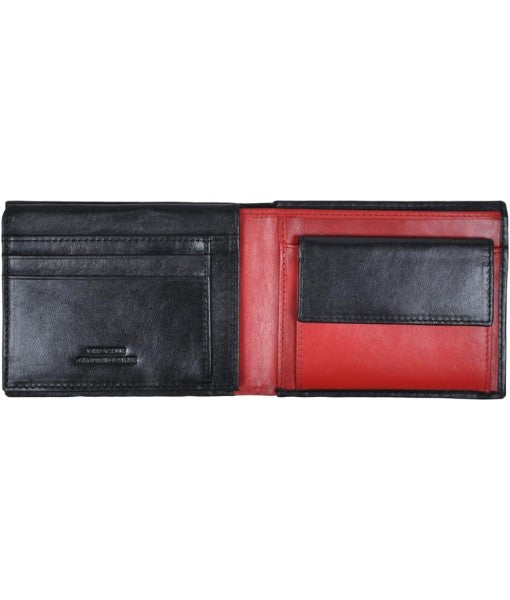 PORTAFOGLIO MILAN UFFICIALE VERA PELLE ORIGINALE CASTELLANO MI226