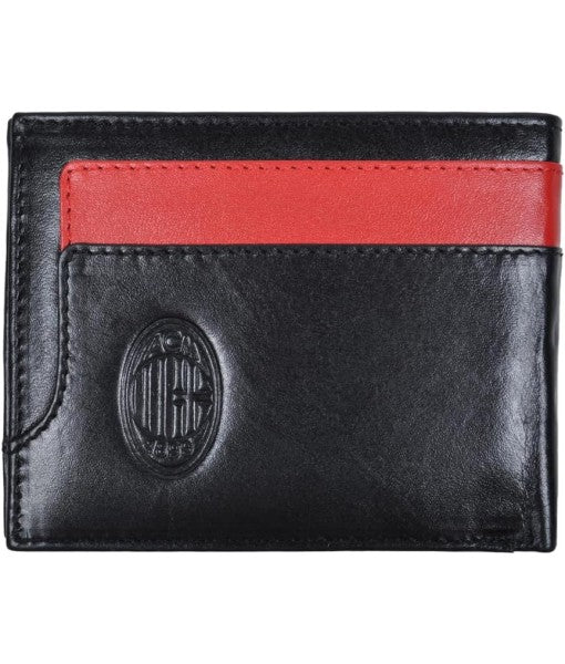 PORTAFOGLIO MILAN UFFICIALE VERA PELLE ORIGINALE CASTELLANO MI222