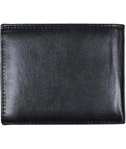 PORTAFOGLIO MILAN UFFICIALE VERA PELLE con PORTACARTE CASTELLANO MI225