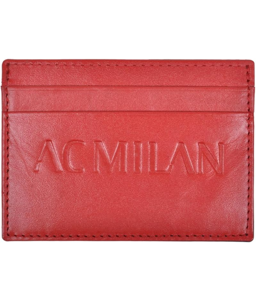 OFFICIAL AC MILAN GENUINE LEATHER WALLET with CASTELLANO CARD HOLDER MI225