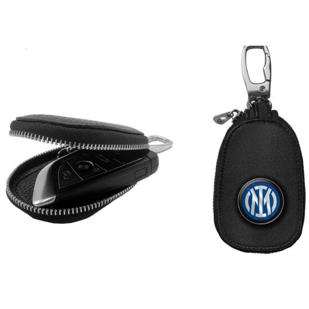 PORTACHIAVI IN PELLE CON ZIP INTER