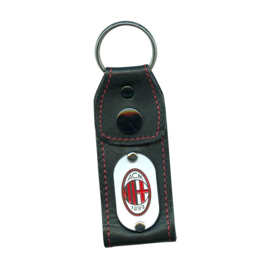 MILAN BLACK LEATHER KEY RING