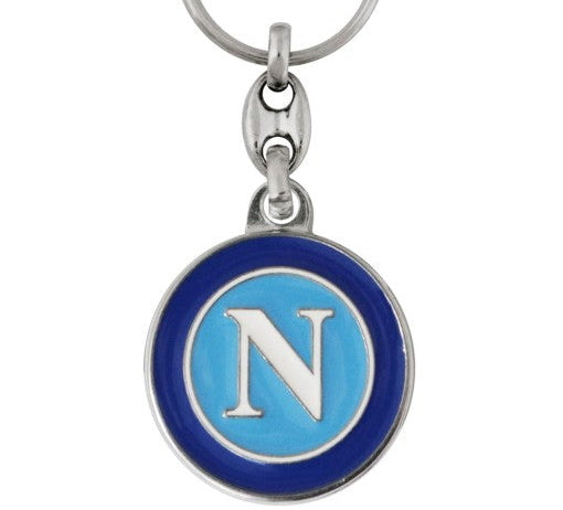 PORTACHIAVI NAPOLI UFFICIALE STEMMA in METALLO SMALTATO