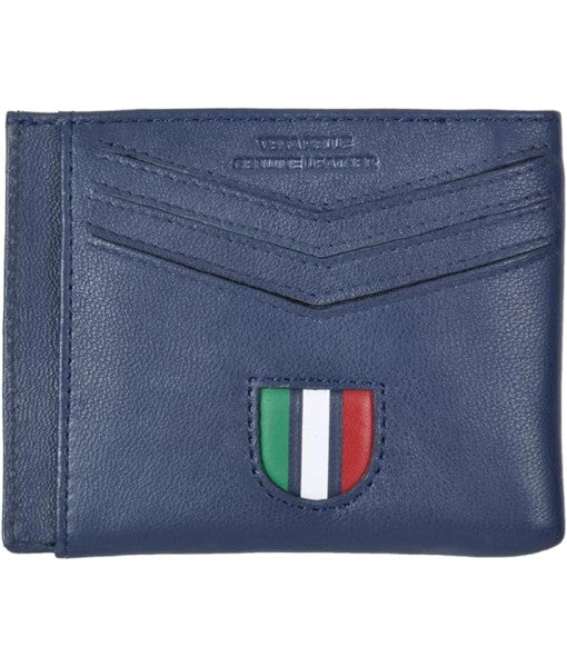 PORTACARTE ITALIA UFFICIALE F.I.G.C. in VERA PELLE | PORTA CARTE DI CREDITO TESSERE ITALIA ORIGINALE ENZO CASTELLANO 218