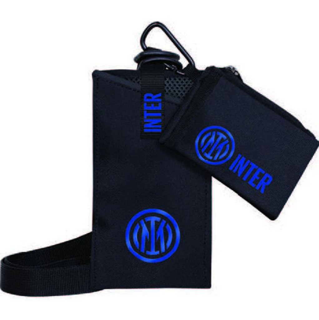 PORTAMONETE E PORTA CELLULARE INTER