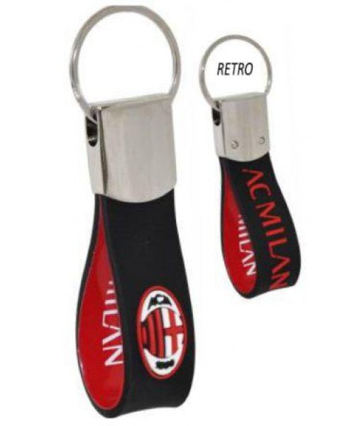 OFFICIAL AC MILAN KEY RING ROSSONERO RUBBER METAL KEY RING
