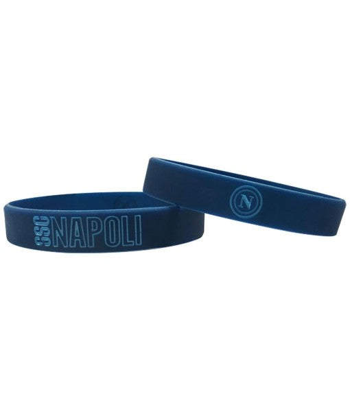 SET 3 BRACCIALETTI NAPOLI UFFICIALE BRACCIALETTO NAPOLI in SILICONE