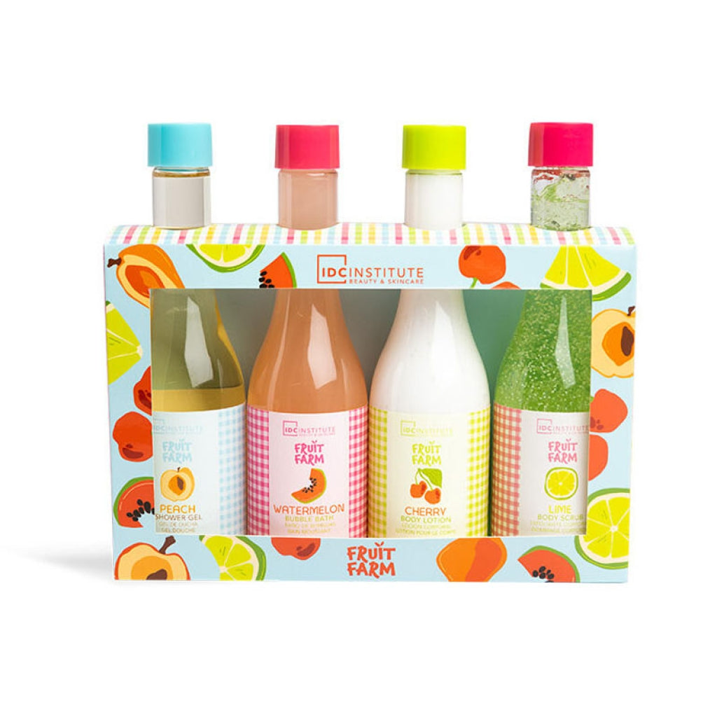 SET DA BAGNO BOTTIGLIA SET 4PZ - FRUIT FARM IDC INSTITUTE