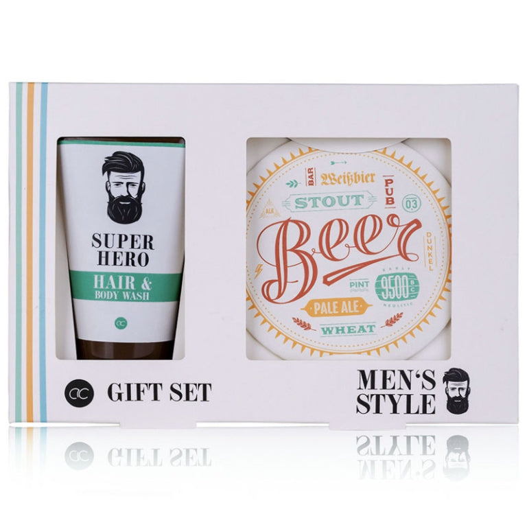 SET DA BAGNO UOMO GIFTBOX SUPER HERO HAIR & BODY WASH