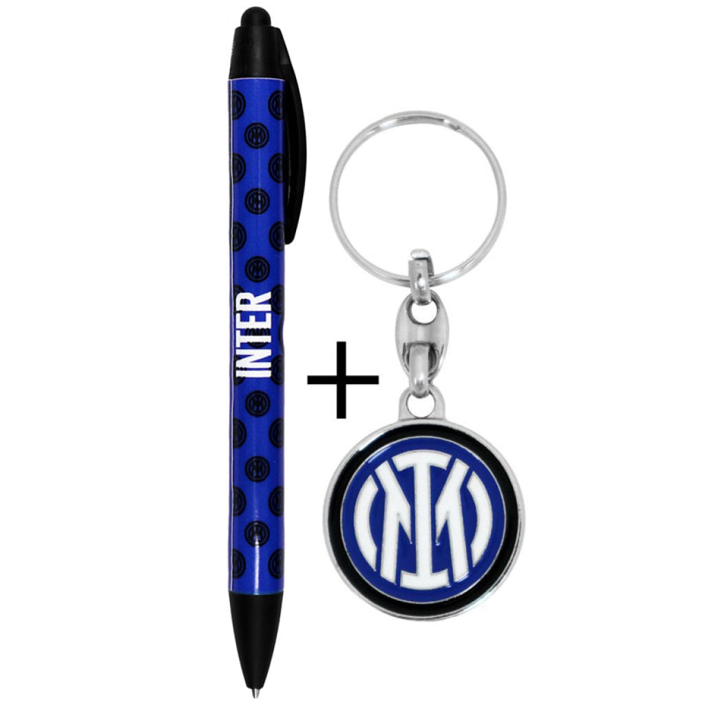 SET PORTACHIAVI+ PENNA INTER