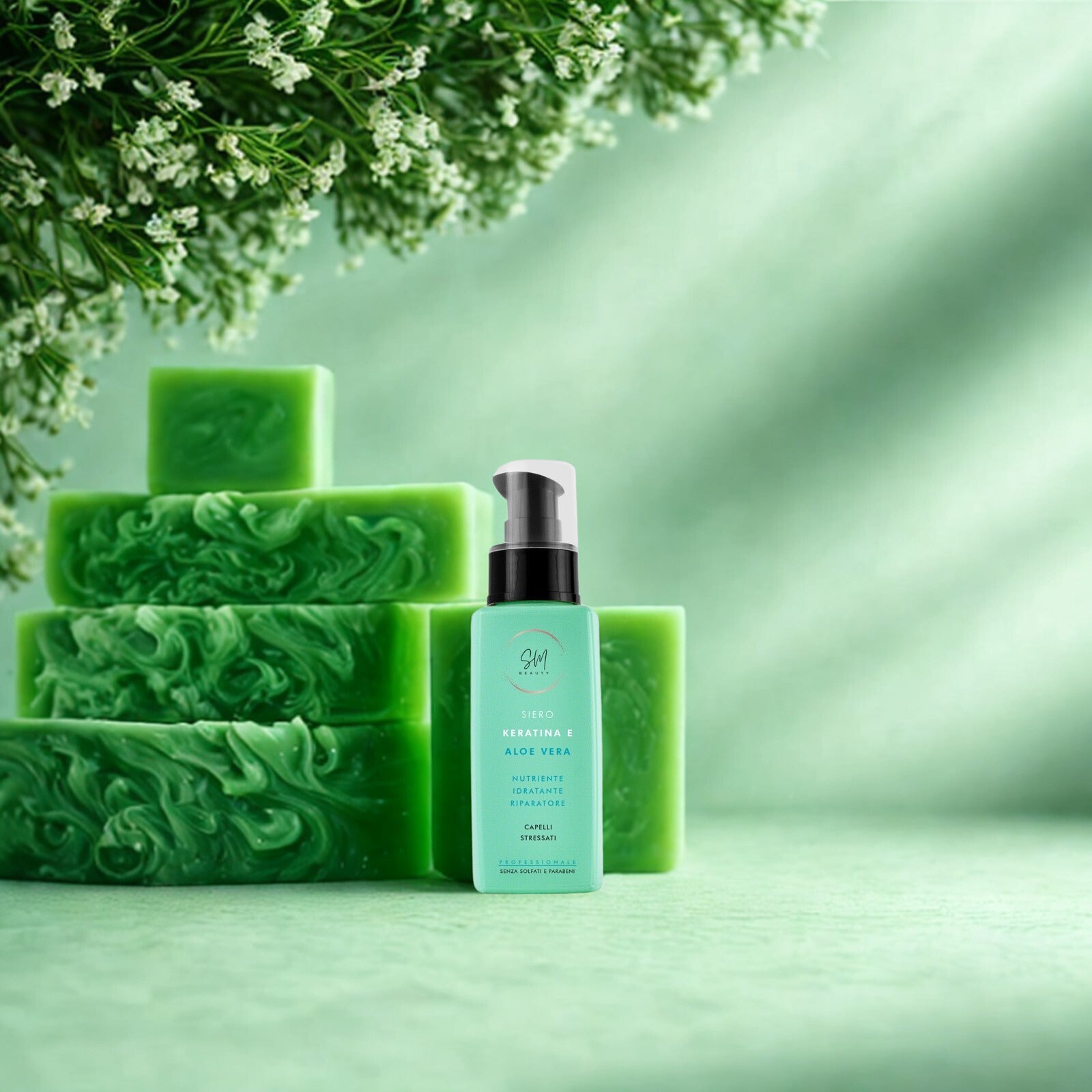 SM BEAUTY SIERO PURIFICANTE KERATINA E ALOE VERA CAPELLI STRESSATI 100 ML