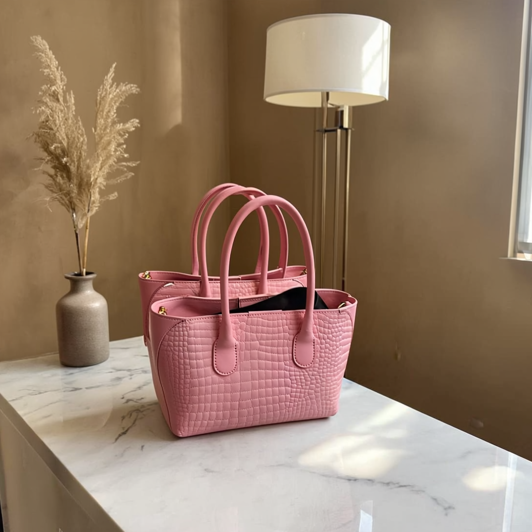 PAOLA SMALL BAG - Guia's 1964 in Vera Pelle di Vitello Stampata Cocco