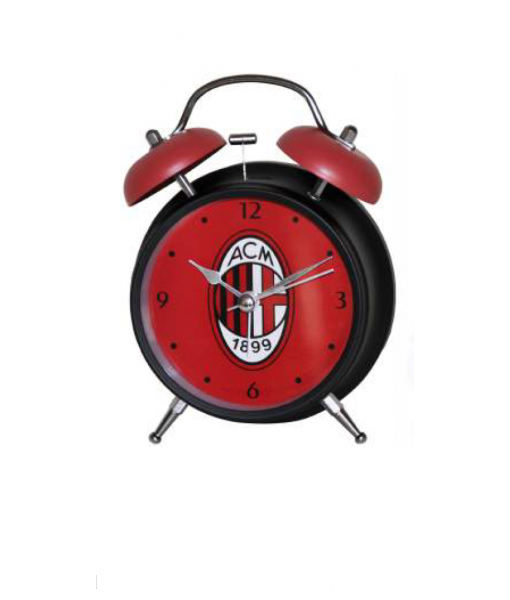 OFFICIAL MILAN CLASSIC ALARM CLOCK with 2 BELLS