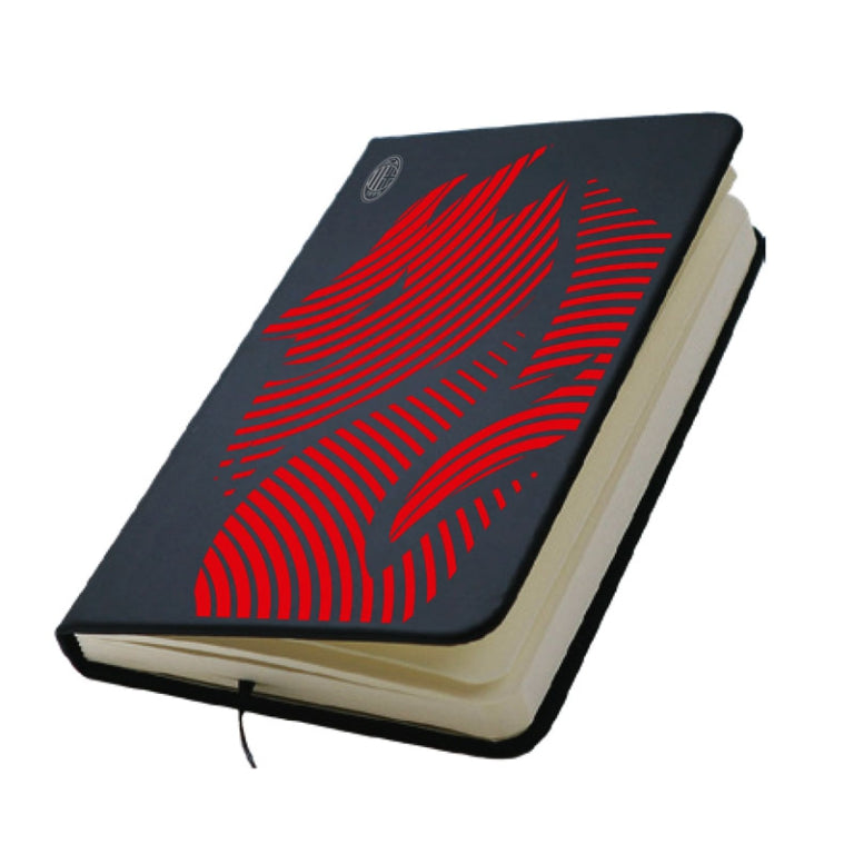 BLACK NOTEBOOK 14X9CM MILAN
