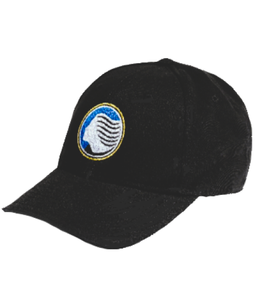 CAPPELLO ATALANTA UFFICIALE in COTONE NERO DEA