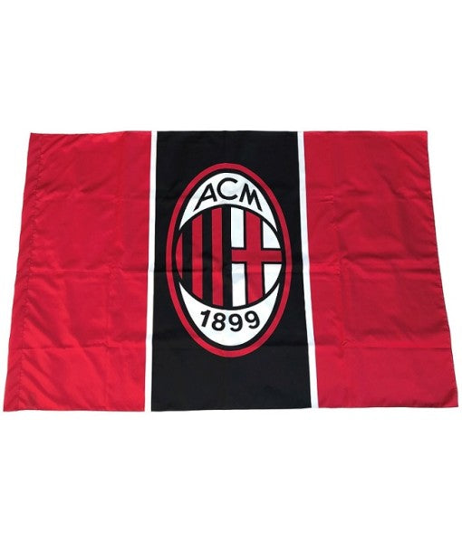 OFFICIAL MILAN FLAG LARGE cm. 97 x 143 LOGO 1899 ROSSONERA