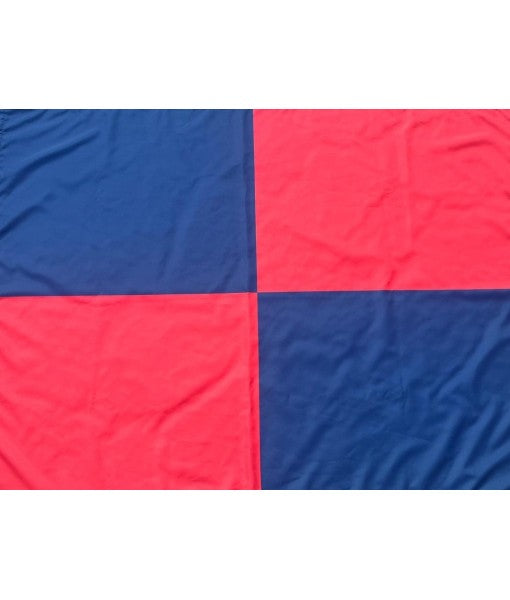 BANDIERA ROSSO e BLU per tifosi BOLOGNA GENOA CAGLIARI cm. 100 x 140 BGRB