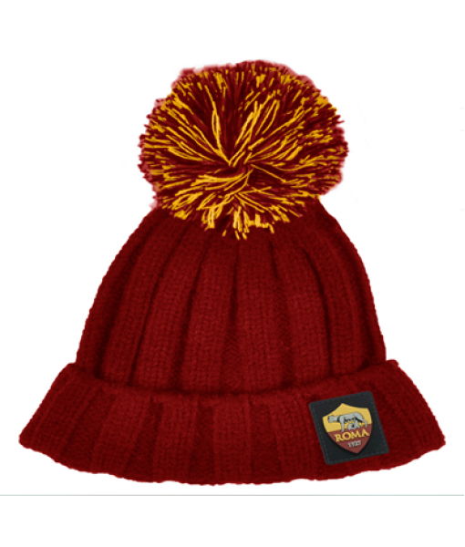 BERRETTO ROMA UFFICIALE PON PON | CAPPELLO INVERNALE ROMA ORIGINALE CASTELLANO