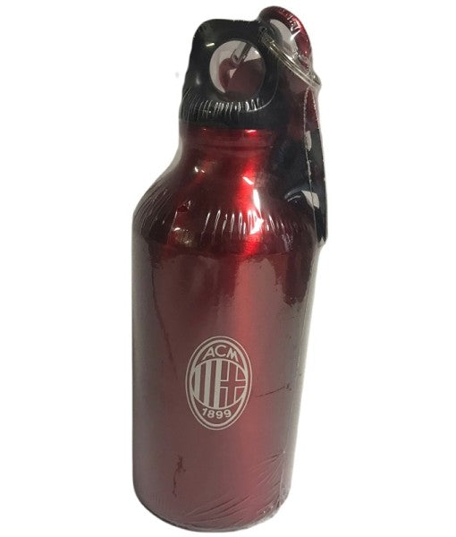 OFFICIAL MILAN ALUMINUM WATER BOTTLE with CARABINER CAPACITY 400 ml.