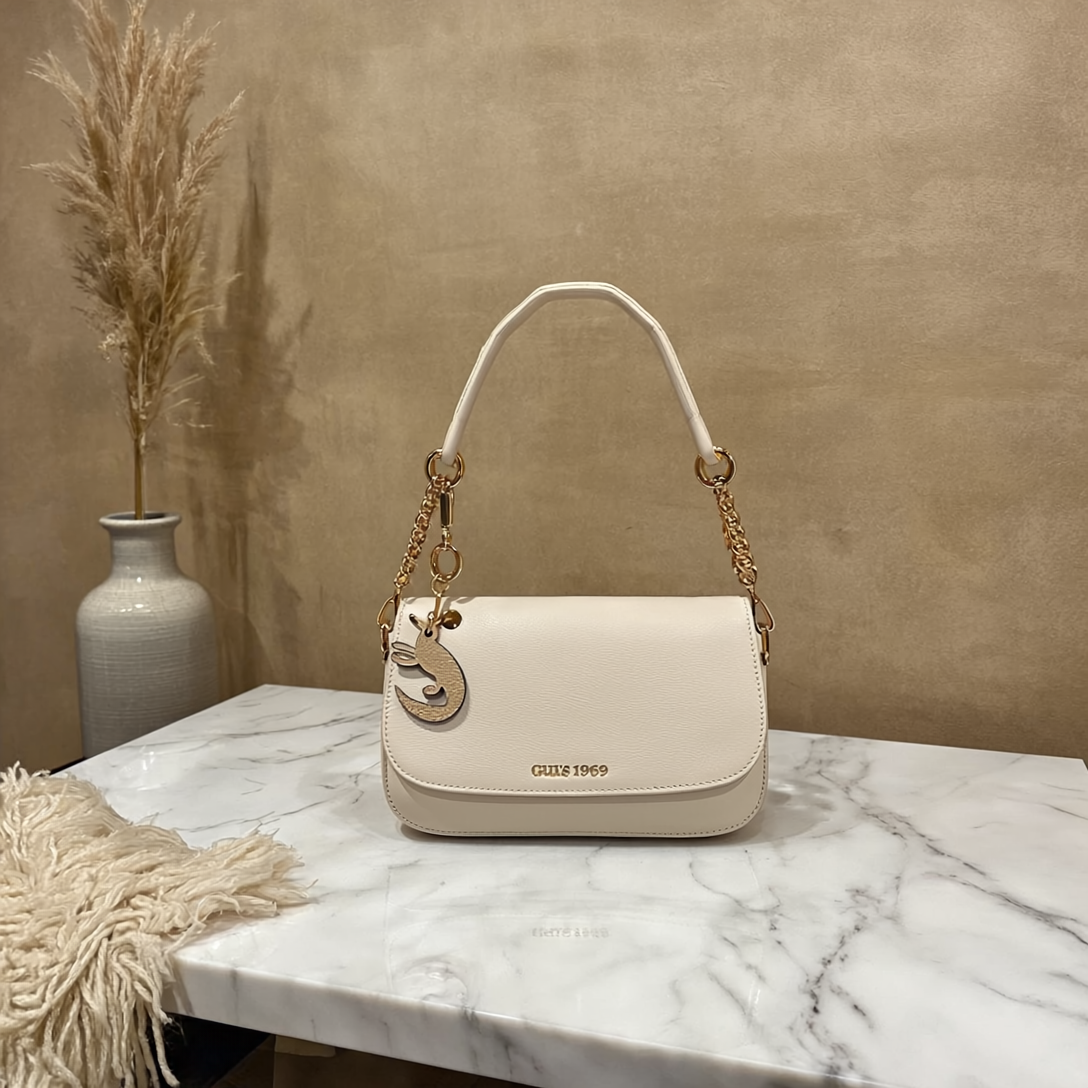 DANIELA – Shoulder Bag Guia's 1964 con Manico in Vero Coccodrillo