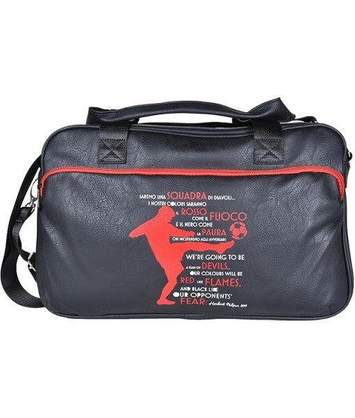 OFFICIAL AC MILAN DUFFLE BAG | GYM, POOL, SPORTS, AND FREE TIME DUFFLE BAG | ORIGINAL AC MILAN BAG BY ENZO CASTELLANO 138