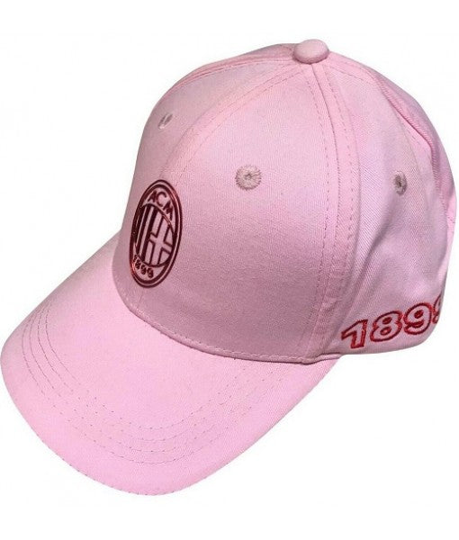 AC Milan Official Women's Hat in Pink Cotton
