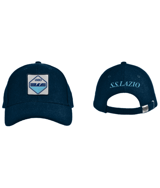 CAPPELLO LAZIO UFFICIALE NERO RICAMATO