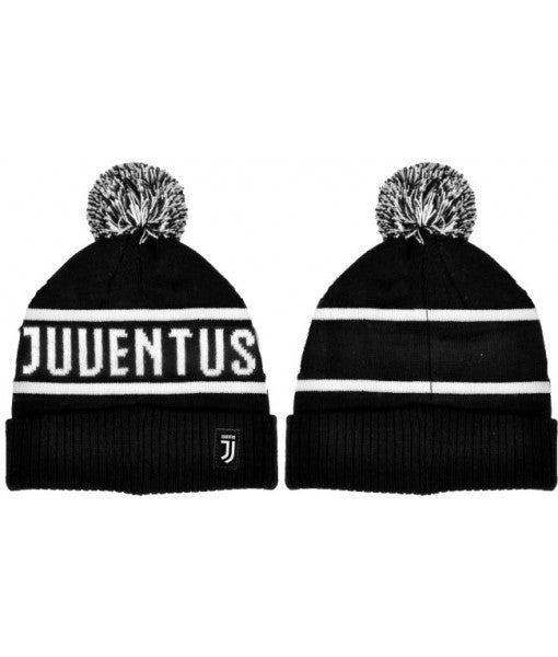 OFFICIAL JUVENTUS CAP JUVE ACRYLIC PON PON HAT