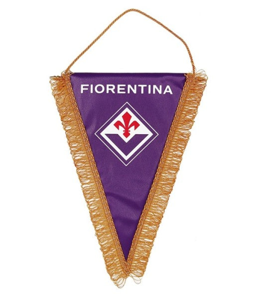 OFFICIAL FIORENTINA PENNANT LARGE 25 x 35 cm TRIANGULAR PURPLE 