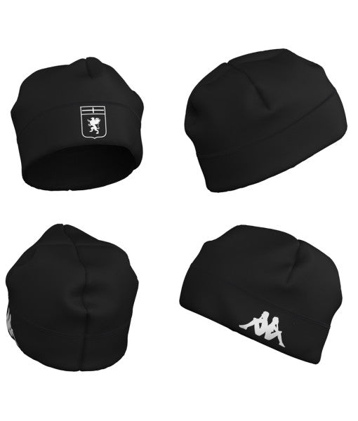 BERRETTO GENOA ORIGINALE KAPPA 321S41W | CAPPELLO INVERNALE GENOA UFFICIALE NERO