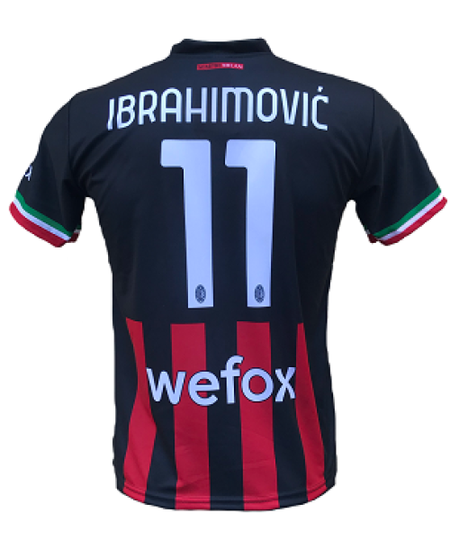 MAGLIA IBRAHIMOVIC MILAN UFFICIALE 2022-2023 HOME 11 ADULTO e BAMBINO