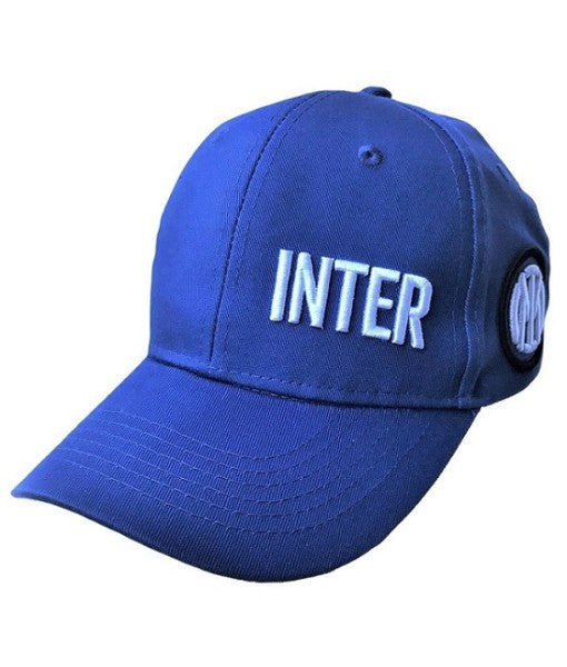 OFFICIAL INTER CAP WITH NEW EMBROIDERED LOGO IN ROYAL BLUE