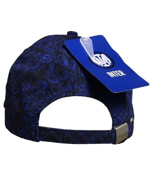 OFFICIAL INTER CAP WITH NEW EMBROIDERED BLACK AND BLUE LOGO