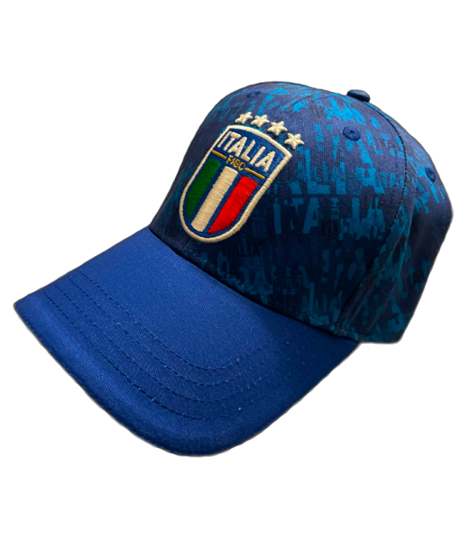 CAPPELLO ITALIA F.I.G.C. UFFICIALE ORIGINALE ENZO CASTELLANO BLU FANTASIA