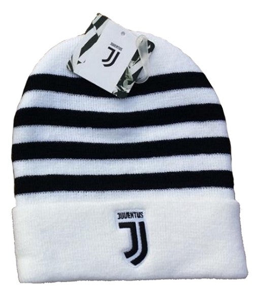 OFFICIAL JUVENTUS CAP | JUVE BLACK AND WHITE WINTER HAT JJ05
