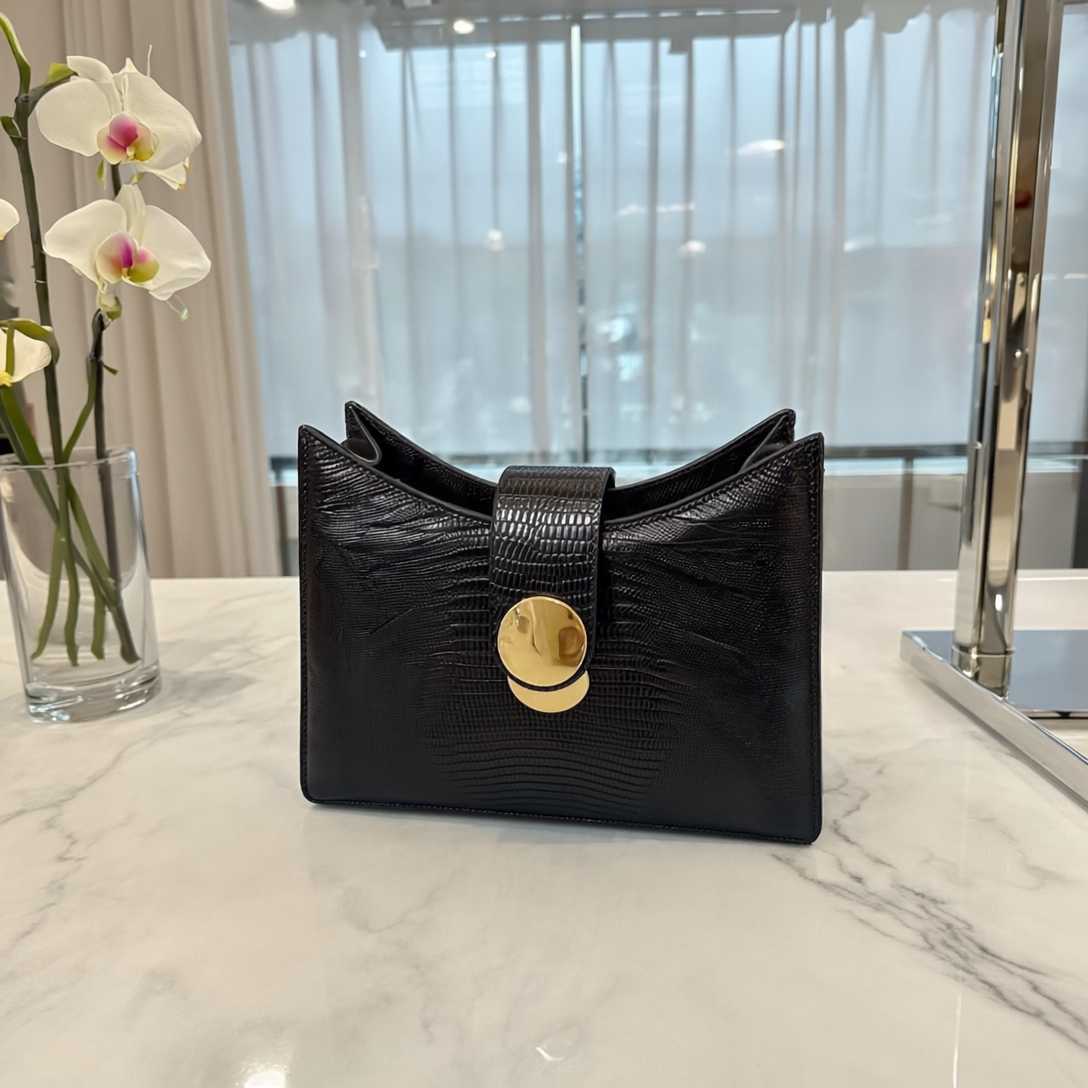 SANDRA LADY BAG - Guia's 1964 Bag in Crocodile Print Calfskin