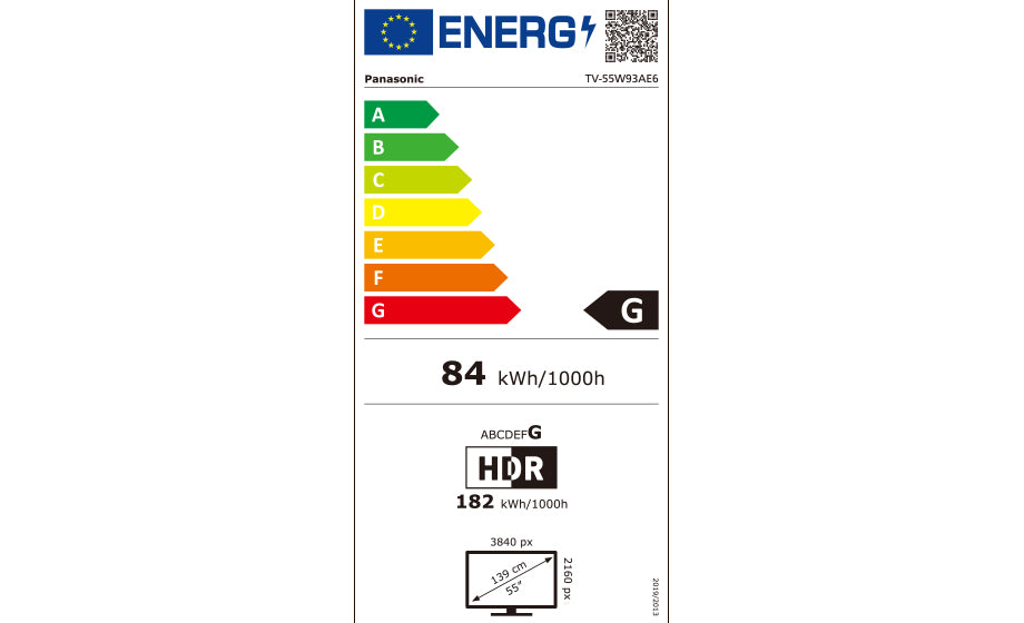 Panasonic - TV-55W93AE6 55 inch, Full Array LED, 4K HDR Smart TV