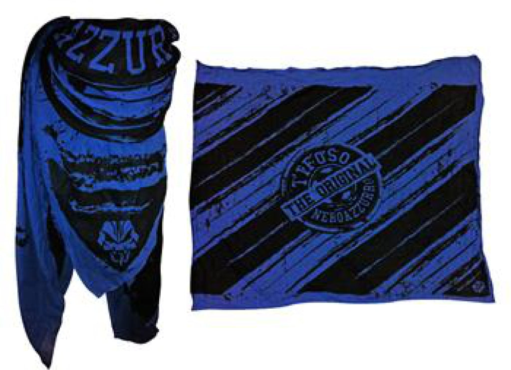 PASHMINA INTER 160X120 BLACK AND BLUE