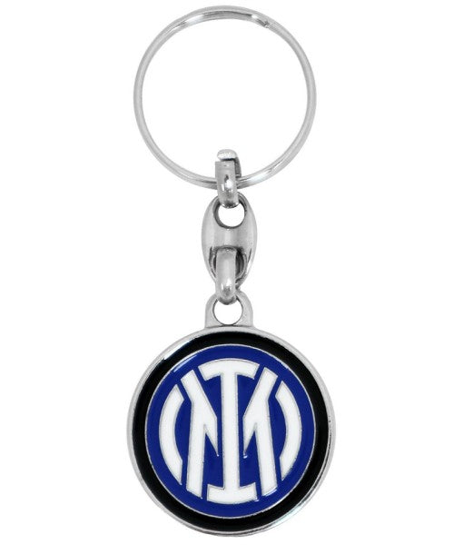 PORTACHIAVI INTER UFFICIALE LOGO NUOVO in METALLO SMALTATO