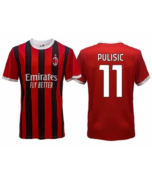 MAGLIA PULISIC MILAN UFFICIALE 2024-25 HOME 11 ADULTO e BAMBINO
